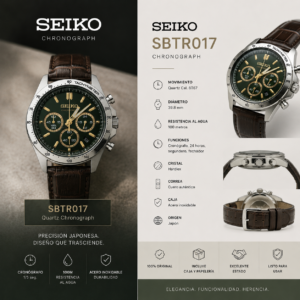 ⌚ DROP #003: Seiko Chronograph SBTR017 — ¡Full Set & Nuevo!: imagen 2